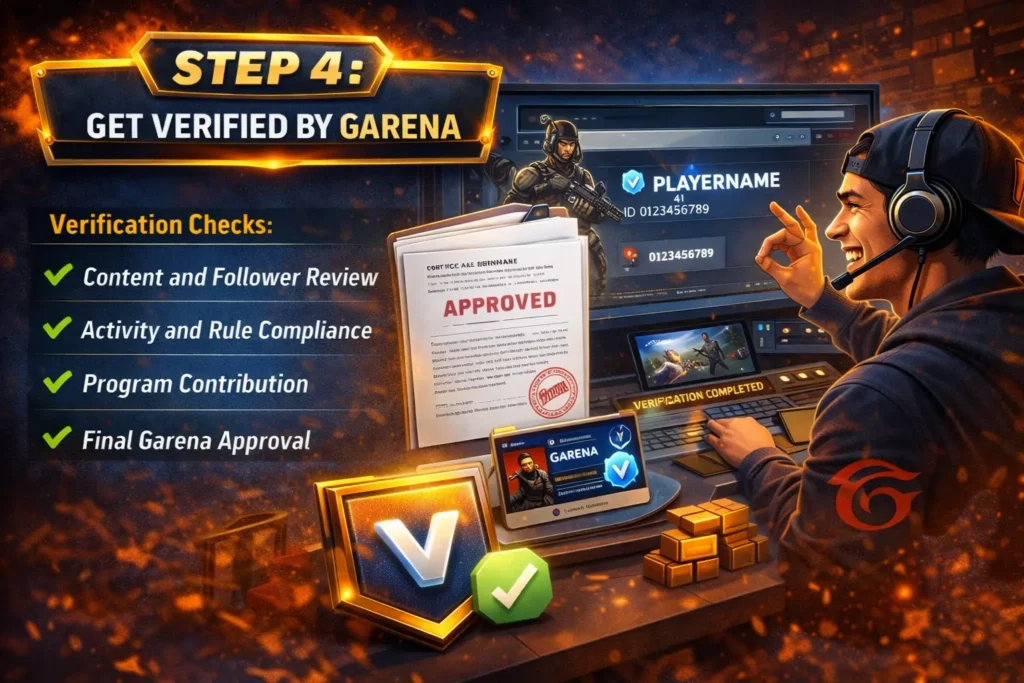 Get Verified by Garena