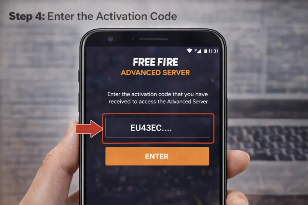 Step 4: Enter the Activation Code