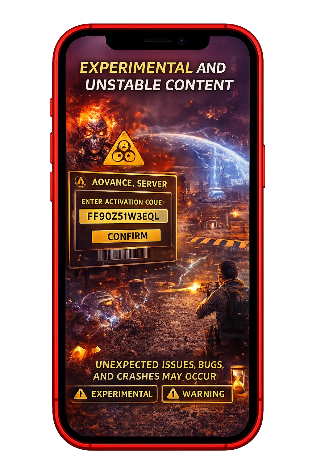 Experimental and Unstable Content