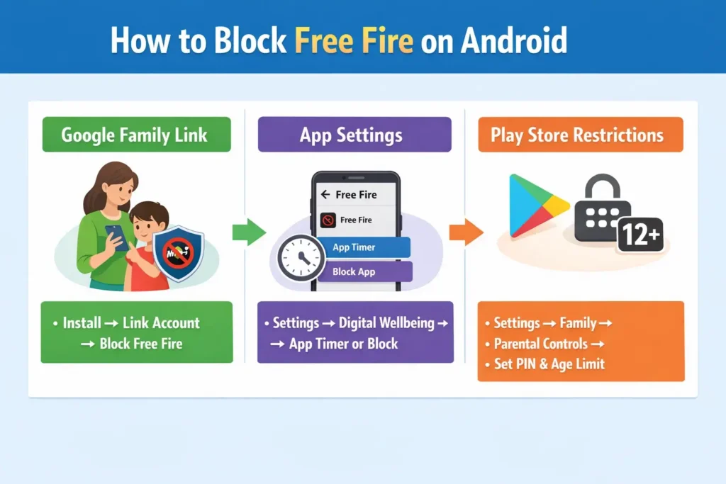 How to Block Free Fire on Android Phones